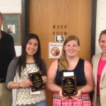 2015 Scholarship Winners Vanessa Restrepo and Brittany Couch